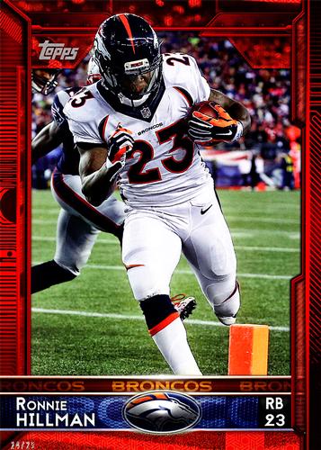 2015 Topps 5x7 - Red 5x7 #36 Ronnie Hillman Front
