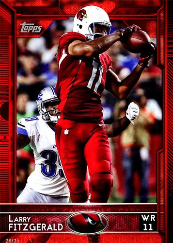 2015 Topps 5x7 - Red 5x7 #38 Larry Fitzgerald Front