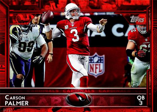 2015 Topps 5x7 - Red 5x7 #42 Carson Palmer Front