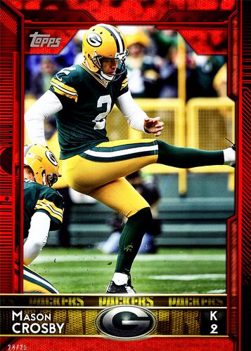 2015 Topps 5x7 - Red 5x7 #63 Mason Crosby Front