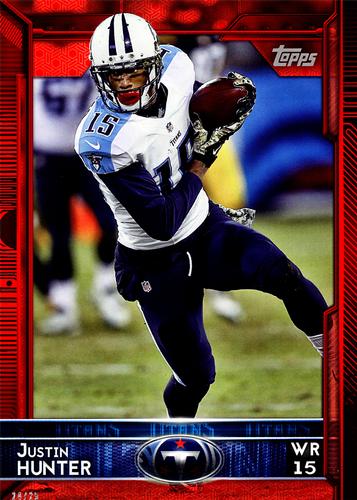2015 Topps 5x7 - Red 5x7 #68 Justin Hunter Front
