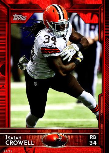 2015 Topps 5x7 - Red 5x7 #74 Isaiah Crowell Front