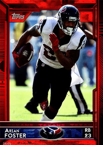 2015 Topps 5x7 - Red 5x7 #75 Arian Foster Front
