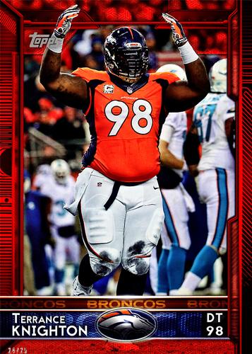 2015 Topps 5x7 - Red 5x7 #83 Terrance Knighton Front