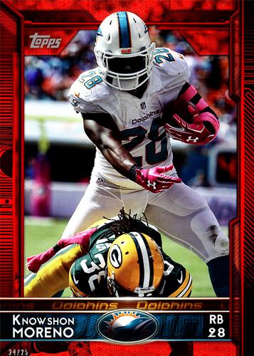 2015 Topps 5x7 - Red 5x7 #84 Knowshon Moreno Front