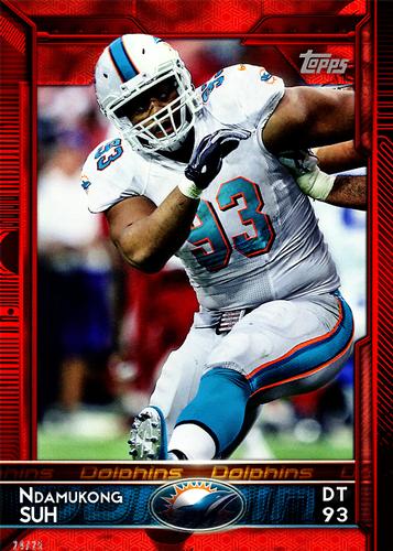 2015 Topps 5x7 - Red 5x7 #85 Ndamukong Suh Front