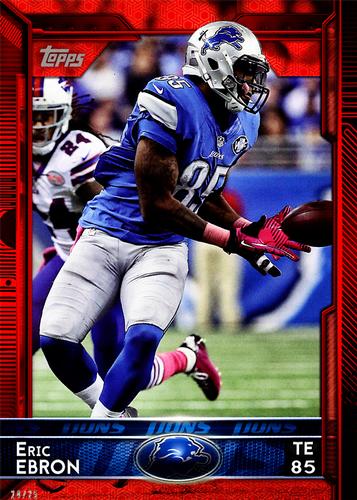 2015 Topps 5x7 - Red 5x7 #97 Eric Ebron Front