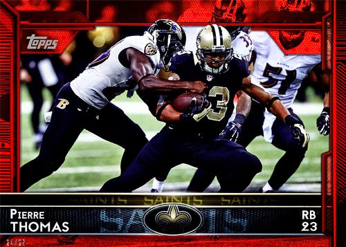 2015 Topps 5x7 - Red 5x7 #136 Pierre Thomas Front