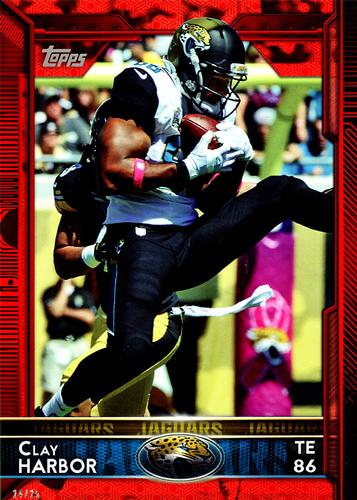 2015 Topps 5x7 - Red 5x7 #149 Clay Harbor Front