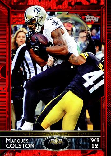 2015 Topps 5x7 - Red 5x7 #167 Marques Colston Front