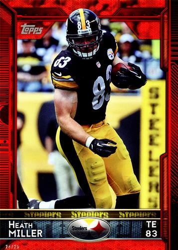 2015 Topps 5x7 - Red 5x7 #211 Heath Miller Front