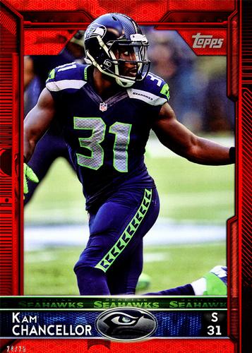 2015 Topps 5x7 - Red 5x7 #231 Kam Chancellor Front