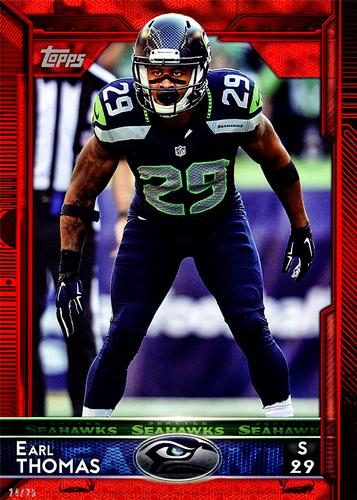 2015 Topps 5x7 - Red 5x7 #239 Earl Thomas Front