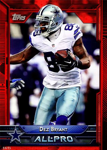 2015 Topps 5x7 - Red 5x7 #243 Dez Bryant Front