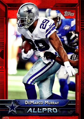 2015 Topps 5x7 - Red 5x7 #245 DeMarco Murray Front