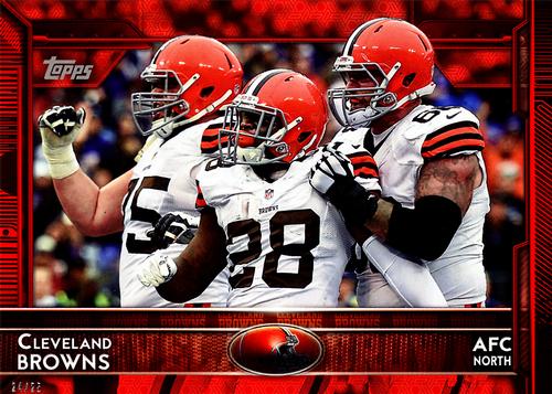 2015 Topps 5x7 - Red 5x7 #248 Cleveland Browns Front