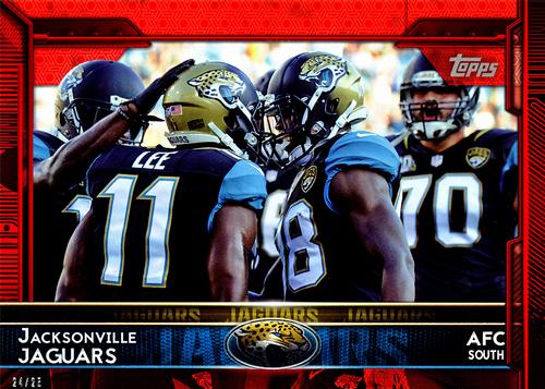 2015 Topps 5x7 - Red 5x7 #249 Jacksonville Jaguars Front