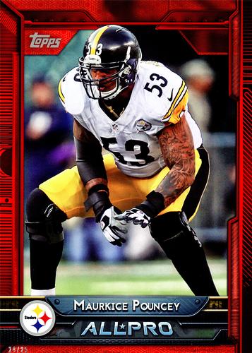 2015 Topps 5x7 - Red 5x7 #268 Maurkice Pouncey Front