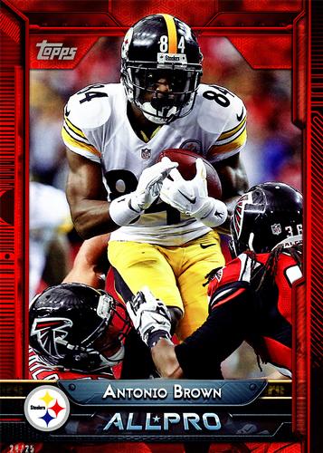 2015 Topps 5x7 - Red 5x7 #269 Antonio Brown Front
