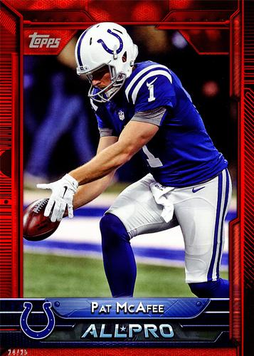 2015 Topps 5x7 - Red 5x7 #282 Pat McAfee Front