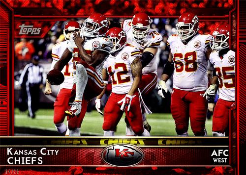 2015 Topps 5x7 - Red 5x7 #290 Kansas City Chiefs Front