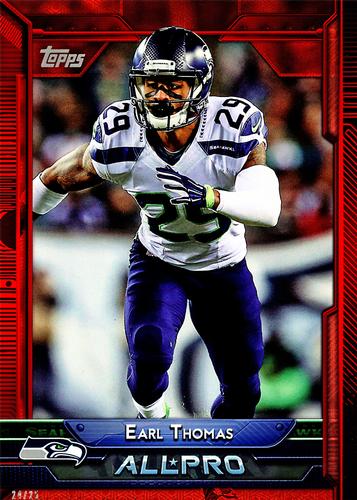 2015 Topps 5x7 - Red 5x7 #298 Earl Thomas Front