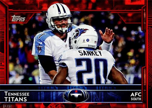 2015 Topps 5x7 - Red 5x7 #299 Tennessee Titans Front