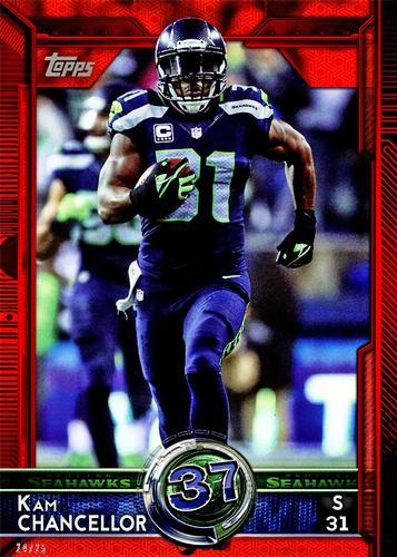 2015 Topps 5x7 - Red 5x7 #333 Kam Chancellor Front