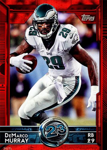 2015 Topps 5x7 - Red 5x7 #340 DeMarco Murray Front