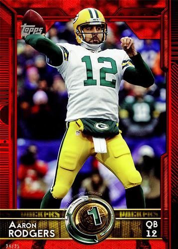 2015 Topps 5x7 - Red 5x7 #357 Aaron Rodgers Front