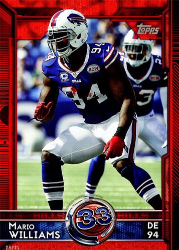 2015 Topps 5x7 - Red 5x7 #361 Mario Williams Front