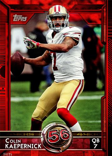 2015 Topps 5x7 - Red 5x7 #362 Colin Kaepernick Front