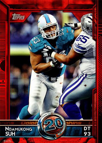 2015 Topps 5x7 - Red 5x7 #364 Ndamukong Suh Front