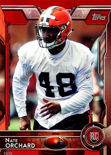 2015 Topps 5x7 - Red 5x7 #408 Nate Orchard Front