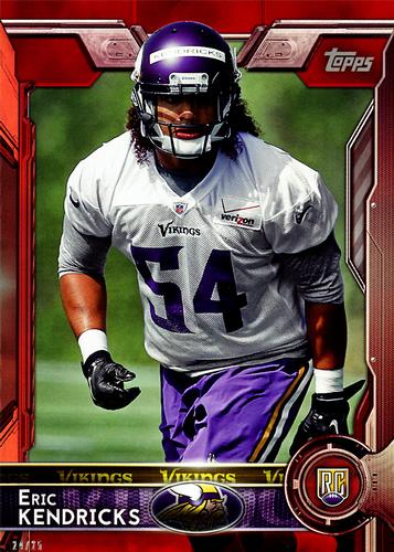 2015 Topps 5x7 - Red 5x7 #434 Eric Kendricks Front