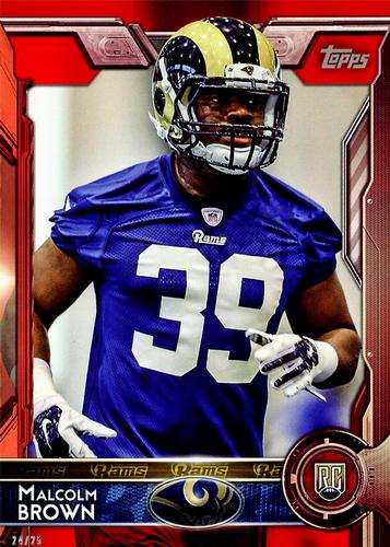 2015 Topps 5x7 - Red 5x7 #441 Malcolm Brown Front