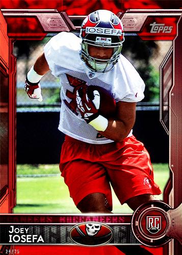 2015 Topps 5x7 - Red 5x7 #453 Joey Iosefa Front