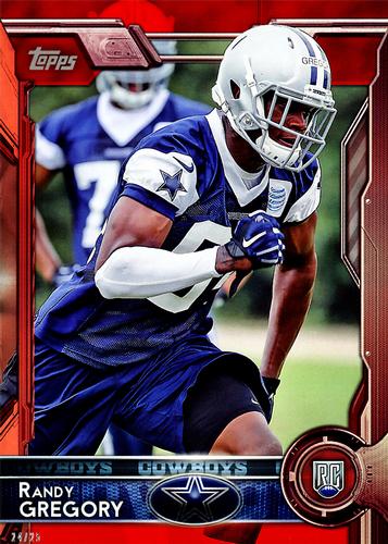 2015 Topps 5x7 - Red 5x7 #486 Randy Gregory Front