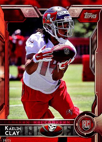 2015 Topps 5x7 - Red 5x7 #491 Kaelin Clay Front