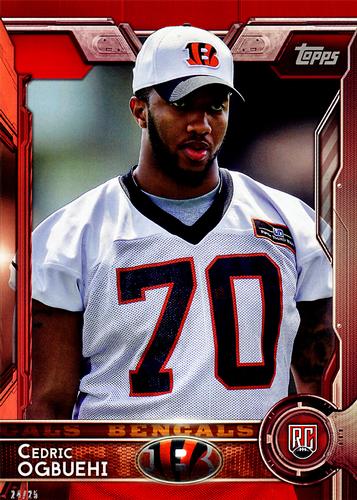 2015 Topps 5x7 - Red 5x7 #496 Cedric Ogbuehi Front