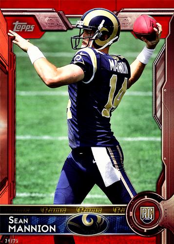 2015 Topps 5x7 - Red 5x7 #499 Sean Mannion Front