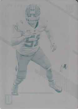 2017 Panini Plates & Patches - 2017 Panini Unparalleled Printing Plate Cyan #114 Will Compton Front