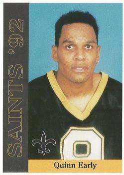 1992 McDag New Orleans Saints #NNO Quinn Early Front
