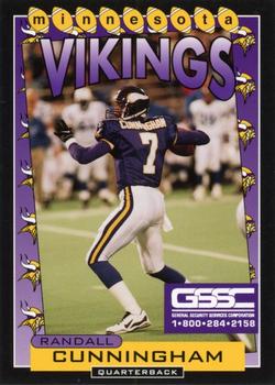 1999 Minnesota Vikings Police #1 Randall Cunningham Front
