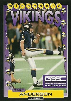 1999 Minnesota Vikings Police #7 Gary Anderson Front