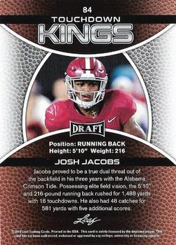 2019 Leaf Draft #84 Josh Jacobs Back