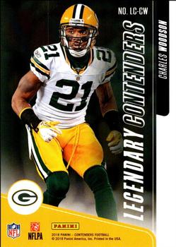 2018 Panini Contenders - Legendary Contenders #LC-CW Charles Woodson Back