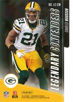 2018 Panini Contenders - Legendary Contenders Gold #LC-CW Charles Woodson Back