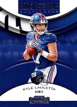 2018 Panini Contenders - Rookie of the Year Contenders #RYA-KL Kyle Lauletta Front