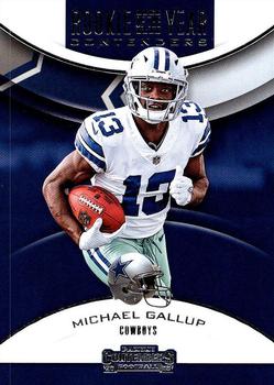 2018 Panini Contenders - Rookie of the Year Contenders #RYA-MG Michael Gallup Front